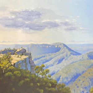 oil painting blue mountains nsw australia